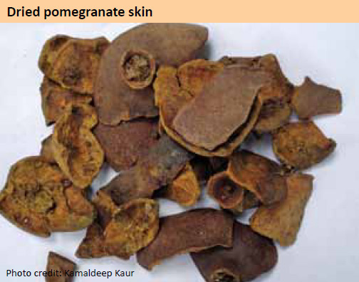 dried-pomegranate-skin